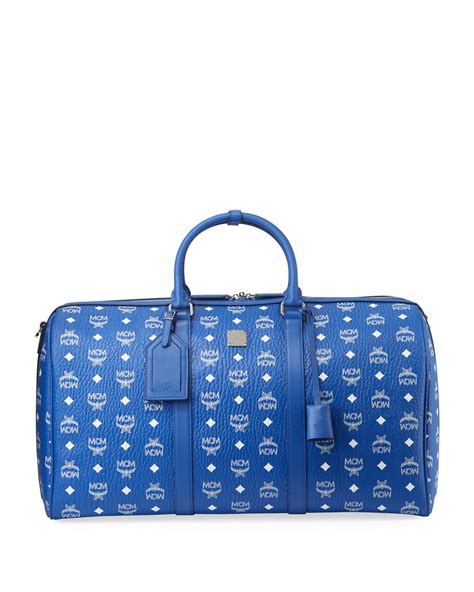 replica mcm duffle bag|mcm duffle bag blue.